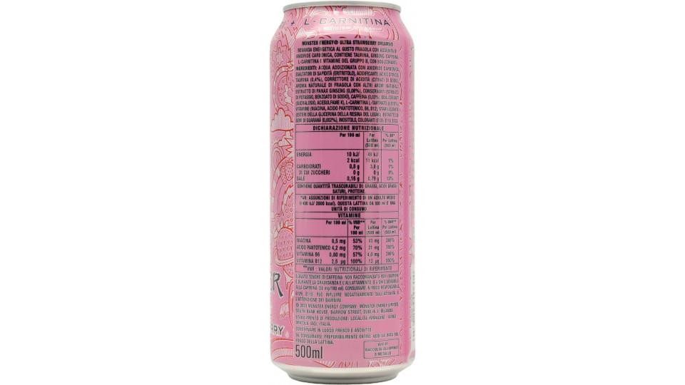 Monster Energy Ultra Strawberry Dreams 500ml