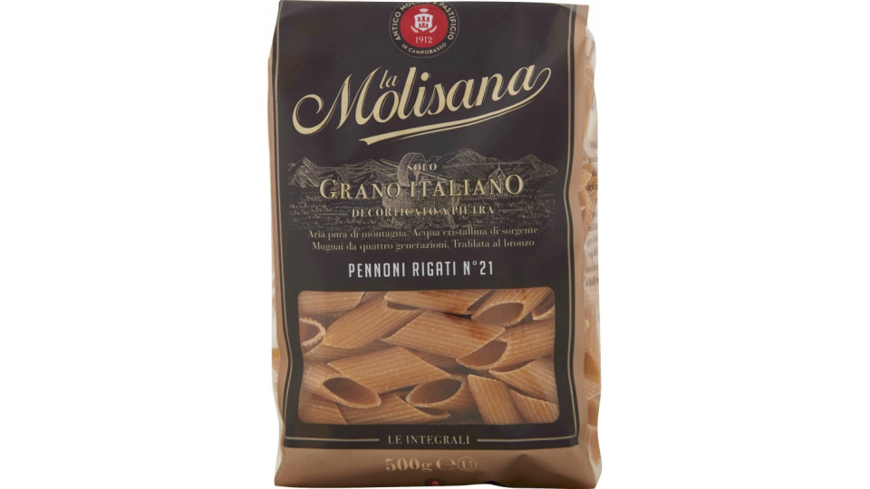 La Molisana integrale 21 Pennoni Rigati 500 g