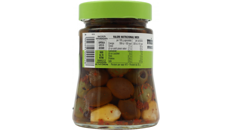 D'Amico Mix di olive piccanti snocciolate 280 g