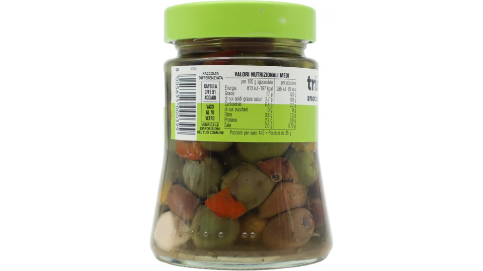 D'Amico tris olive italiane snocciolate 280 g