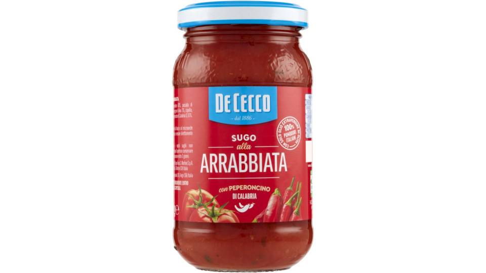 De Cecco Sugo alla Arrabbiata con Peperoncino di Calabria 200 g