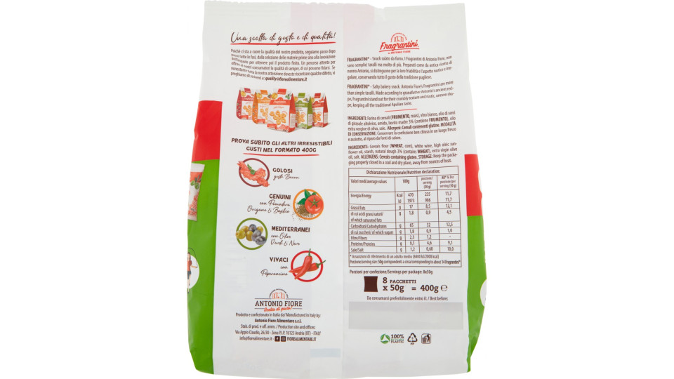 Fragrantini gusto Classico 8 x 50 g