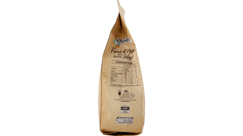Mulino Bianco Fiori d'Acqua Cracker Integrali Senza Lievito Ricchi di Fibre 250g
