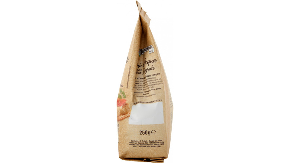 Mulino Bianco Fiori d'Acqua Cracker Integrali Senza Lievito Ricchi di Fibre 250g