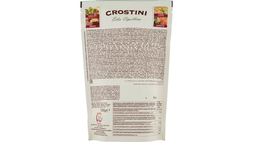 panealba Crostini Erba Cipollina 100 g