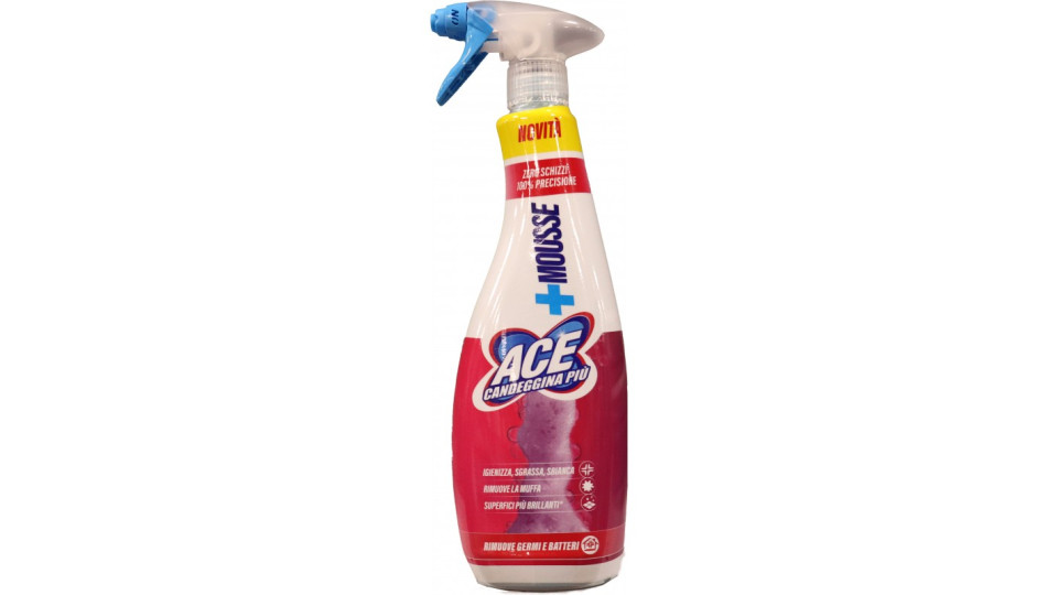 Ace Candeggina Più +Mousse 690 ml