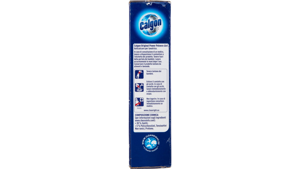 Calgon Original Power Polvere 4in1 Anticalcare lavatrice 1,8 kg