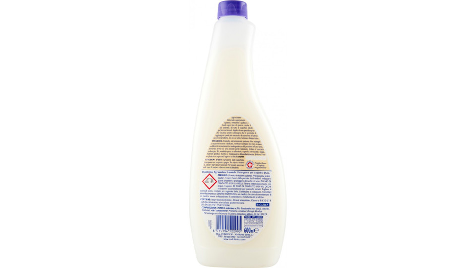 Chanteclair Sgrassatore Universale Profumo di Lavanda Ricarica 700 ml