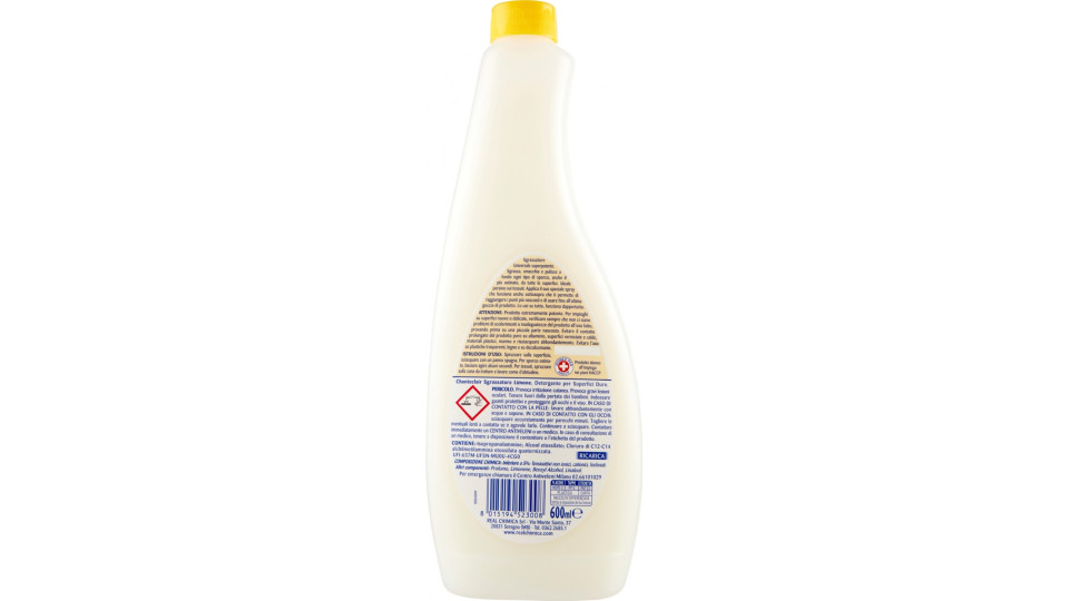 Chanteclair Sgrassatore Universale Profumo di Limone Ricarica 700 ml