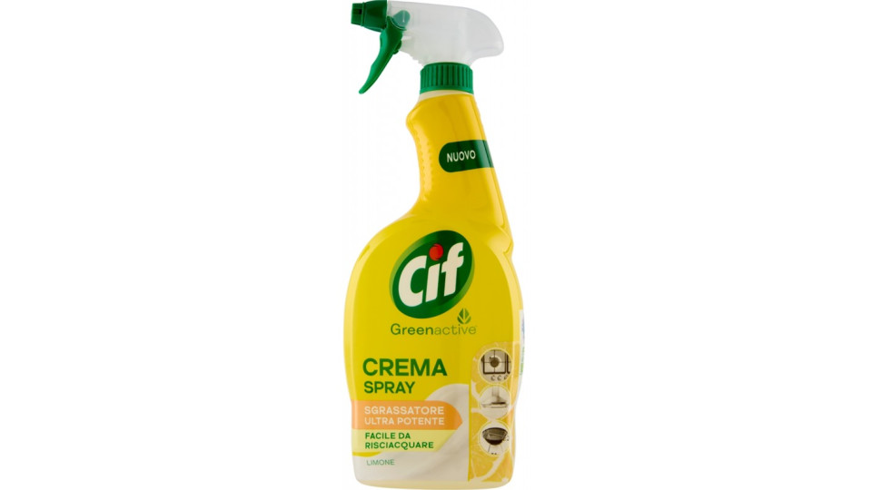 Cif Greenactive Crema Spray Limone 650 ml