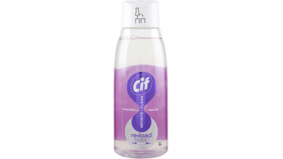 Cif Infinite + Clean reload Tutto in 1 Fresh Lavanda & Eucalipto 590 ml