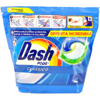 Dash Pods Detersivo Lavatrice In Capsule, Classico, 30 Lavaggi 543 g