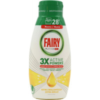 Fairy Gel Lavastoviglie Platinum Extra Brillantezza, Detersivo Piatti Limone 3x28=84 Lavaggi 3x504ml