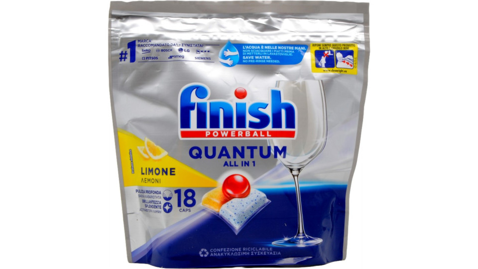 Finish Power All in One Lemon pastiglie lavastoviglie 70 lavaggi 1120 gr