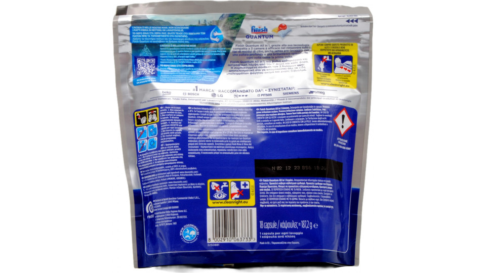 Finish Power All in One Lemon pastiglie lavastoviglie 70 lavaggi 1120 gr