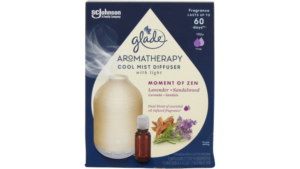 Glade Aromatherapy Diffusore a bastoncini Moment of Zen 80ml