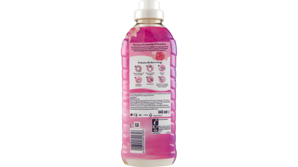 Lenor Ammorbidente Lavatrice Concentrato, Atmosfere d'Italia Panarea, 40 Lavaggi 840 ml