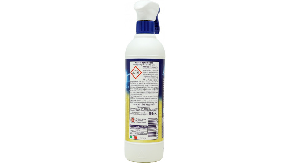 Quasar Sgrassatore Extrarapido 580 ml