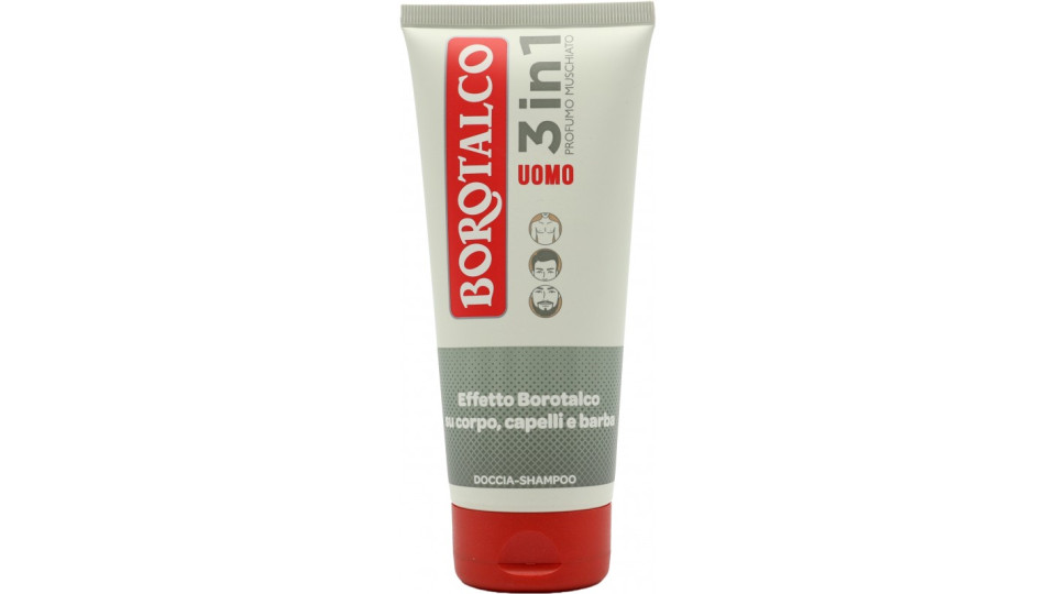 Borotalco Uomo 3in1 Profumo Muschiato Doccia-Shampoo 200 ml