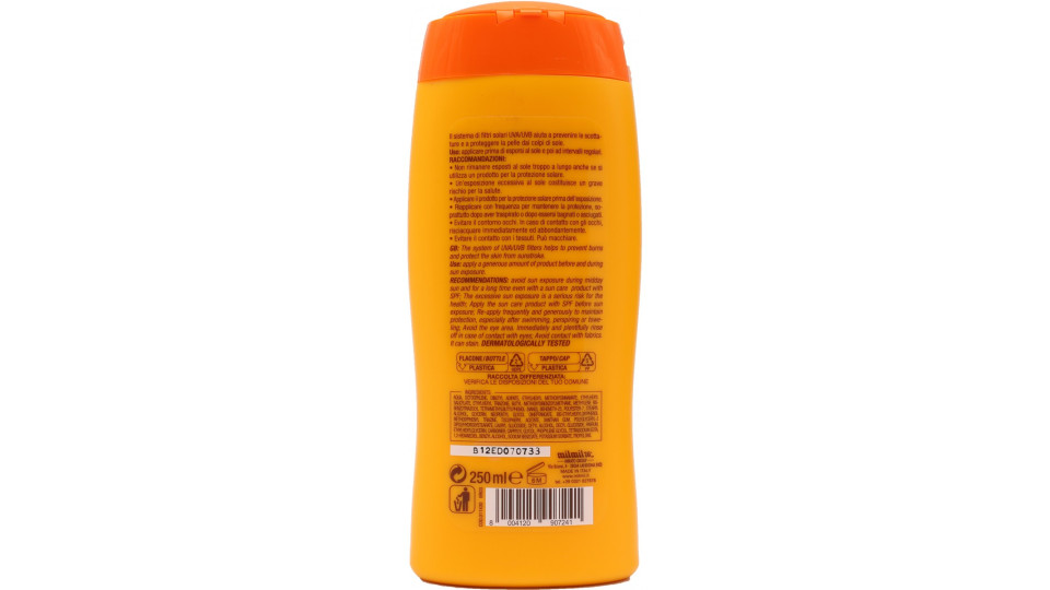 Delice Solaire Crema Solare Protezione Alta Pelle Molto Chiara FP 30 250 ml