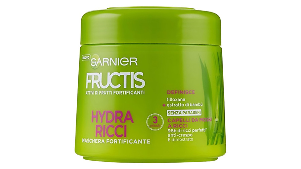 Garnier Fructis Hydra Ricci Hair Bomb Proteine, maschera ultra idratante 320 ml