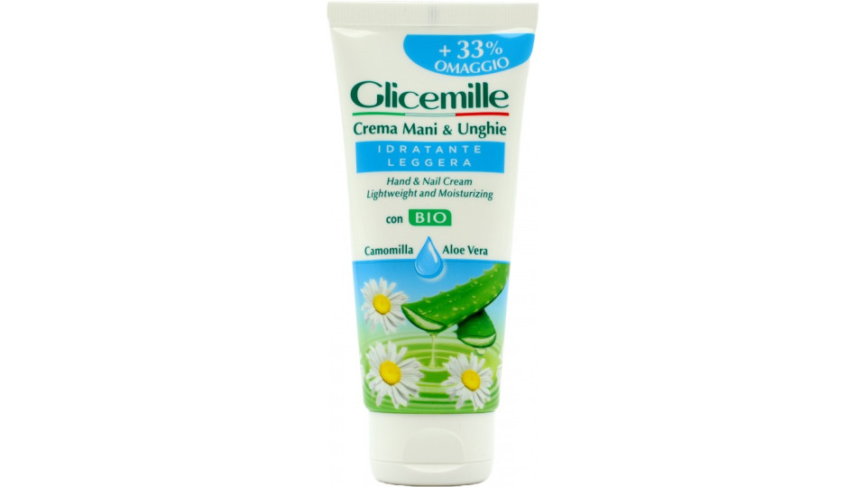 Glicemille Crema Mani 2in1 Idratante con Antibatterico 100 mL