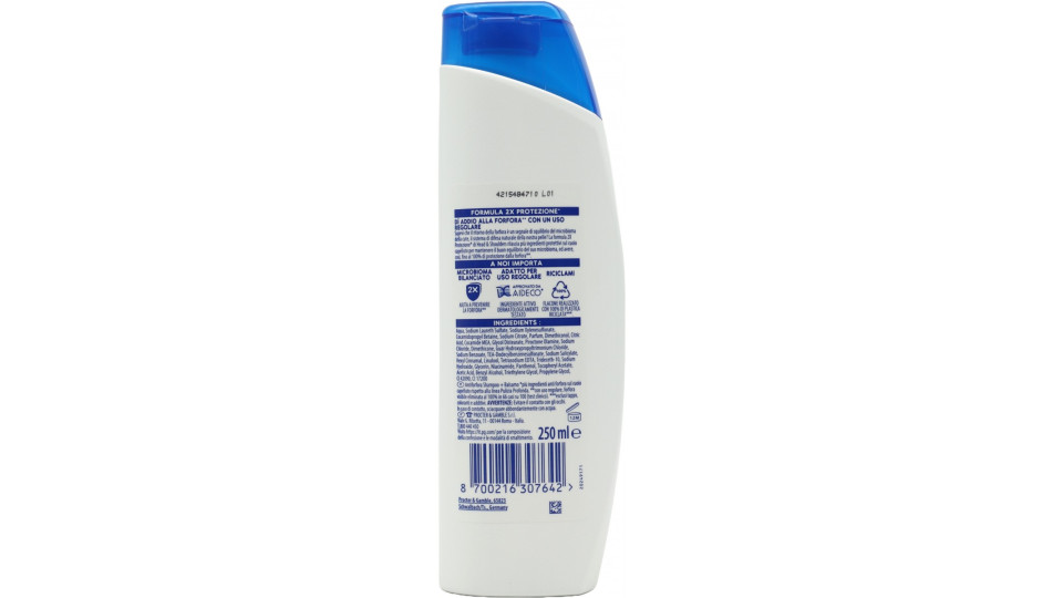 Head & Shoulders Antiforfora Shampoo + Balsamo 2in1 Antiprurito** 250 ml