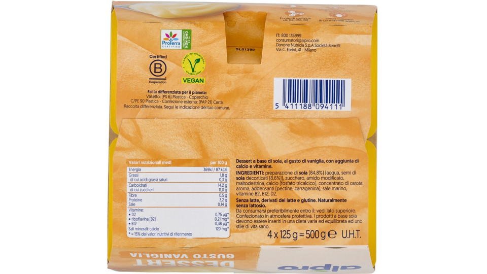 Alpro Soia Vaniglia