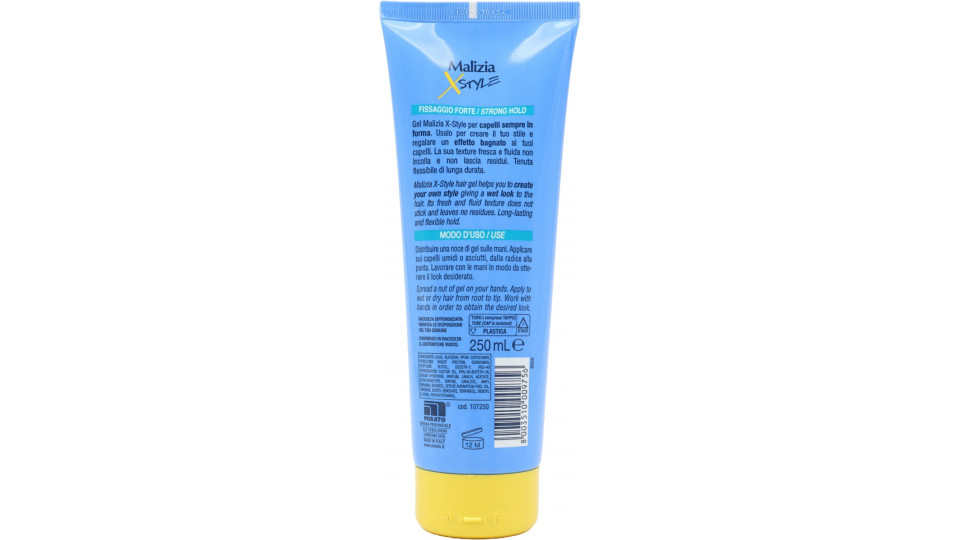 Malizia Style Gel Effetto Bagnato 250 mL