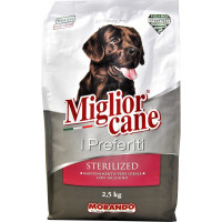 Migliorcane I Preferiti Sterilized Mantenimento Peso Ideale con Tacchino 2,5 kg