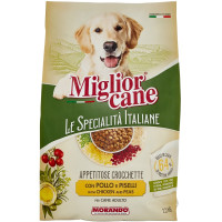 Migliorcane Le Specialità Italiane Appetitose Crocchette con Manzo e Verdure per Cane Adulto 7 KG