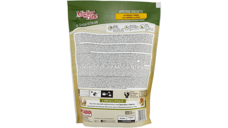 Migliorcane Le Specialità Italiane Polpettone con Manzo 150 G