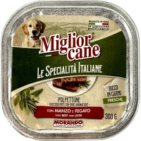 Migliorcane Le Specialità Italiane Polpettone con Manzo e Fegato 300 G