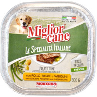 Migliorcane Le Specialità Italiane Polpettone con Pollo, Patate e Fagiolini 300 G