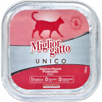 Migliorgatto Unico Deliziosa Mousse Prosciutto 85 g