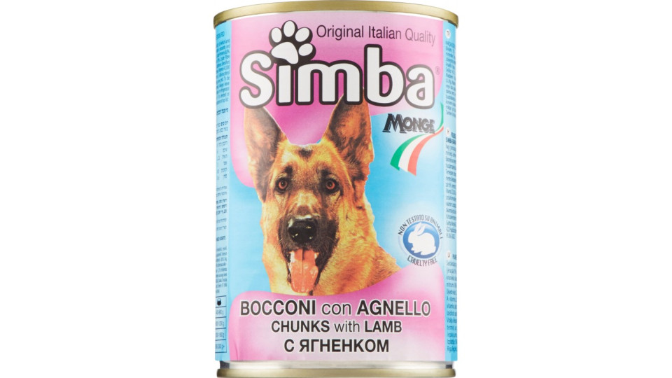 Simba Bocconi con Agnello 415 g