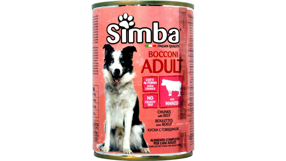 Simba Bocconi con Carne 1230 g