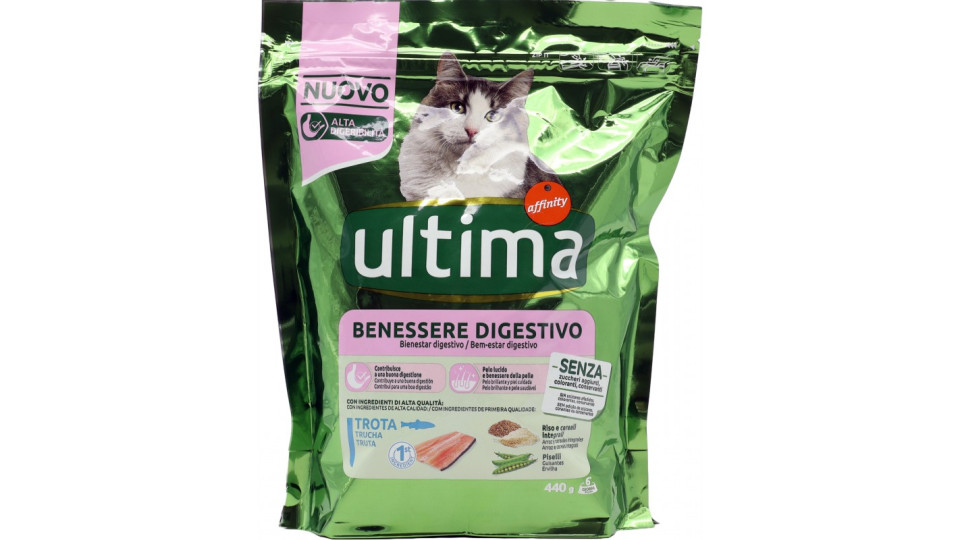 ultima Cat Benessere Digestivo con Trota 440 g