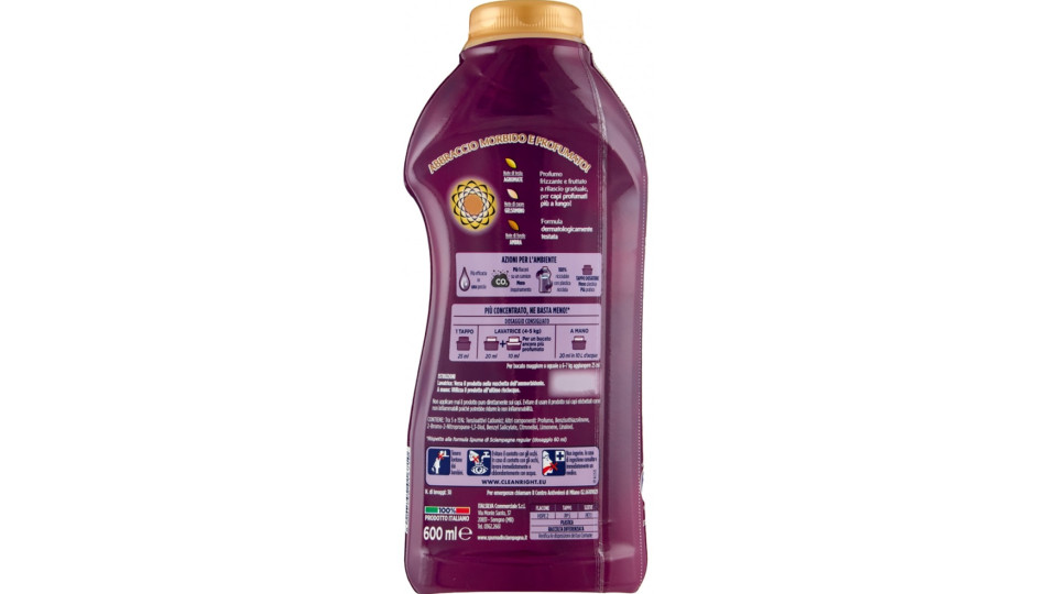 Spuma di Sciampagna Ammorbidente Concentrato Prezioso Ibisco Ecoricarica 1200 ml