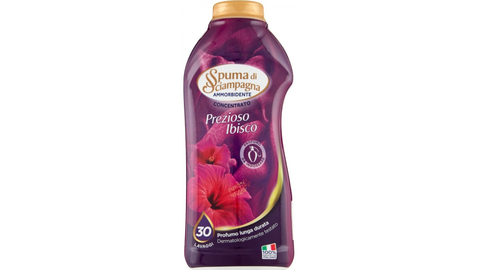 Spuma di Sciampagna Ammorbidente Concentrato Prezioso Ibisco Ecoricarica 1200 ml
