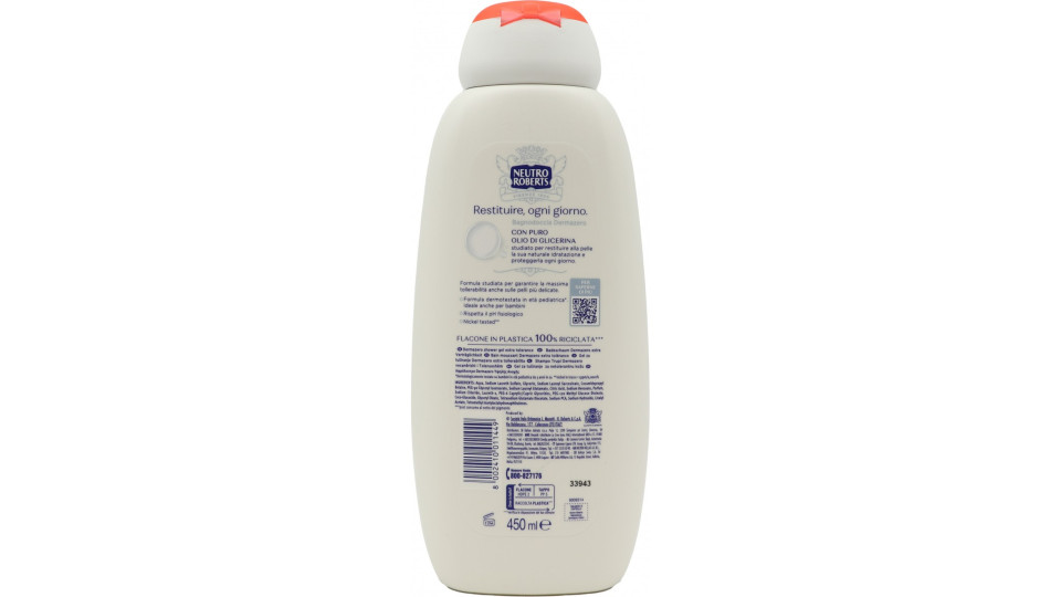Neutro Roberts DermaZero Alta Tollerabilità Bagnodoccia 600 ml