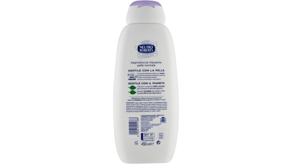 Neutro Roberts Rilassante Lavanda Essenziale Bagnodoccia 600 ml