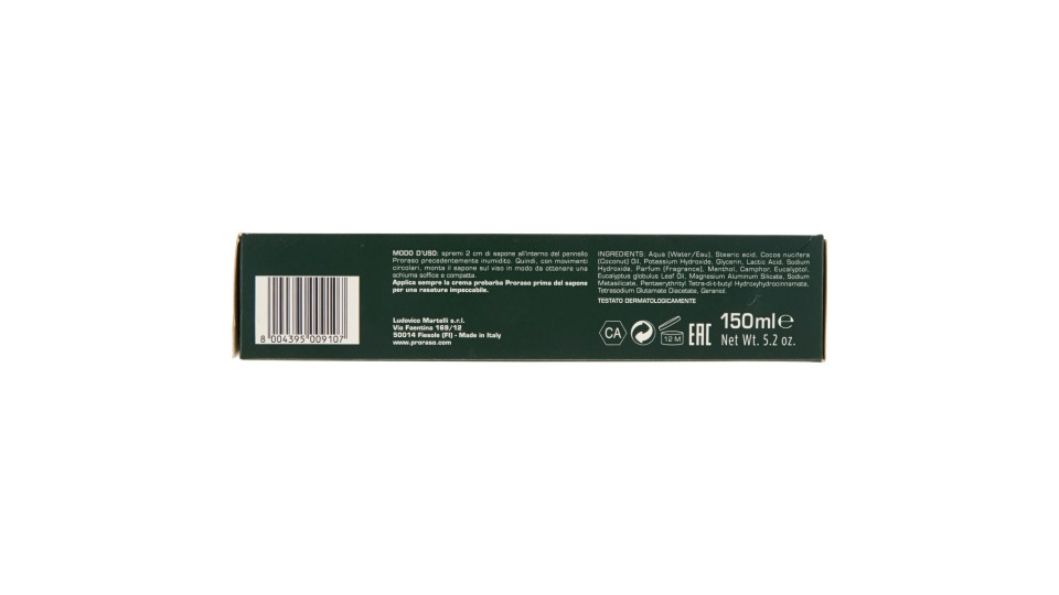 Proraso Sapone da Barba Rinfrescante 150 ml