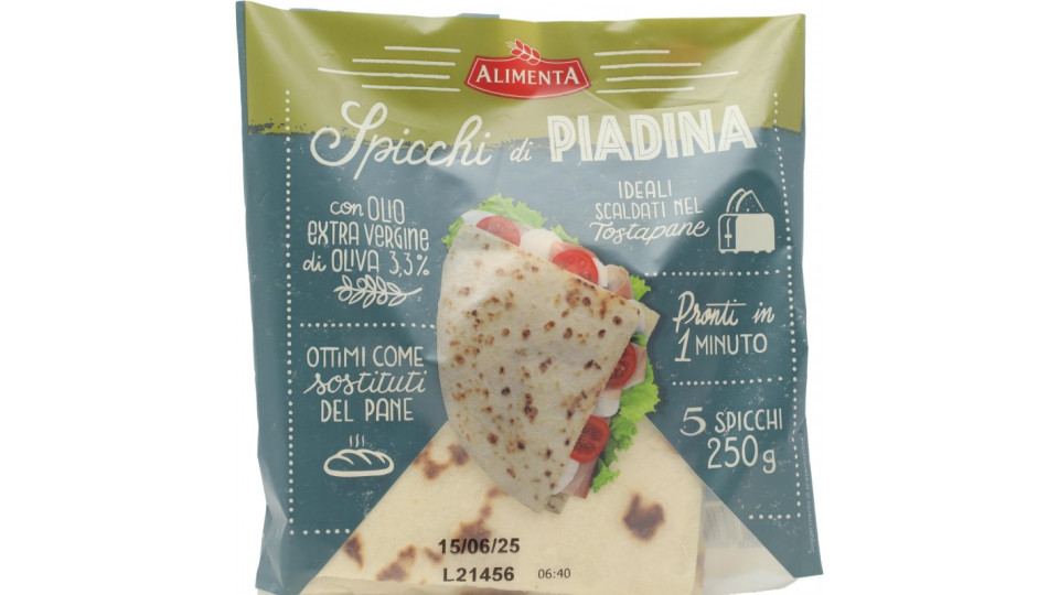 Alimenta Spicchi Di Piadina 5 Spicchi 250 G