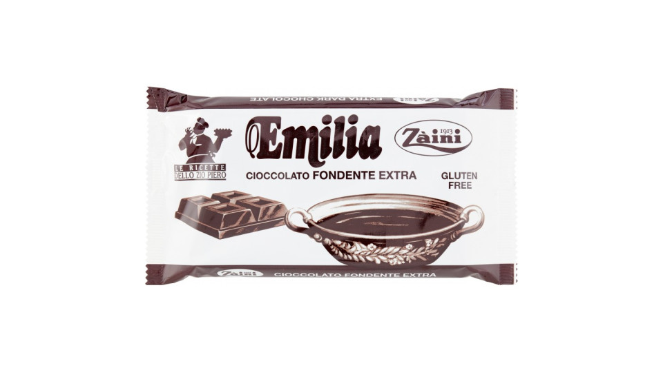 Zàini Emilia Blocco Di Cioccolato Fondente Extra 70% Cacao 400 G