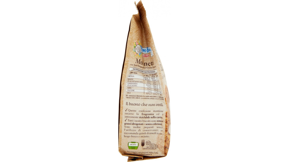 Mulino Bianco Molinetti Con Farina Integrale Di Grano Saraceno 350g