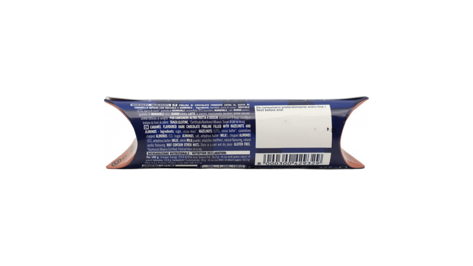 Baci Perugina Caramellato Alle Mandorle Cioccolatini Fondenti Ripieni Al Gianduia Tubo 37,5g