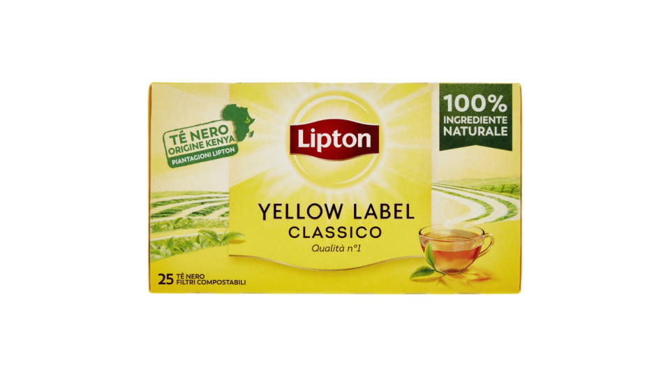 Lipton Yellow Label Classico 50 Filtri 75 G