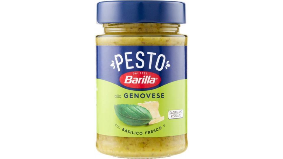Barilla Pesto Alla Genovese Con Basilico Fresco Condimento E Sugo Per Pasta 190 G