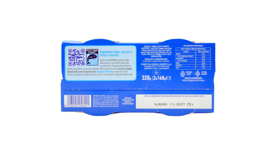 Fagioli E Tonno 2 X 160 G
